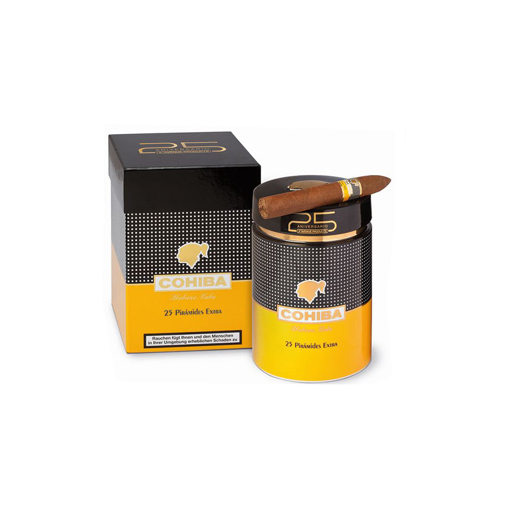 Cohiba Piramides Extra Cigar Jar - 25 Aniversario 5th Avenue Products ...